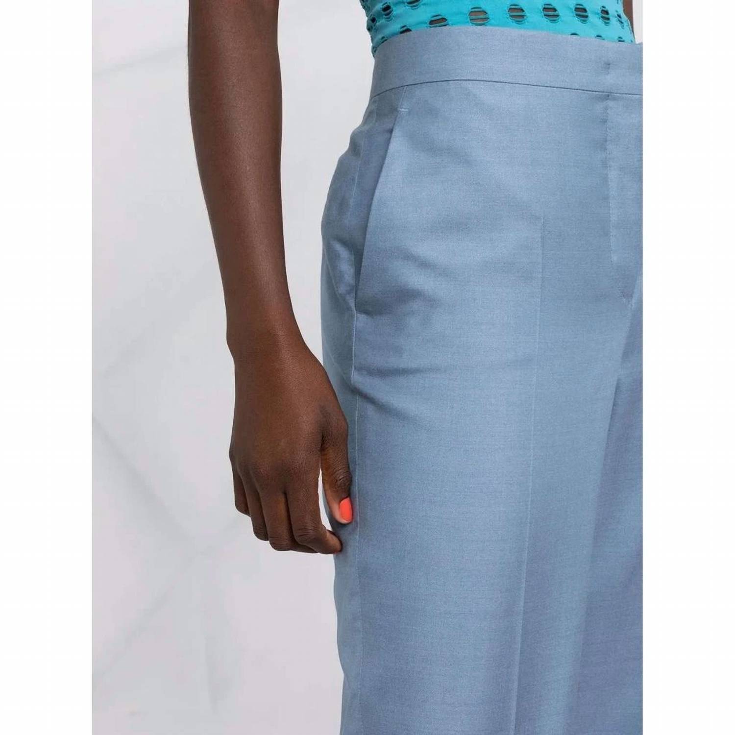Salvatore Ferragamo - High Waisted Silk Trousers