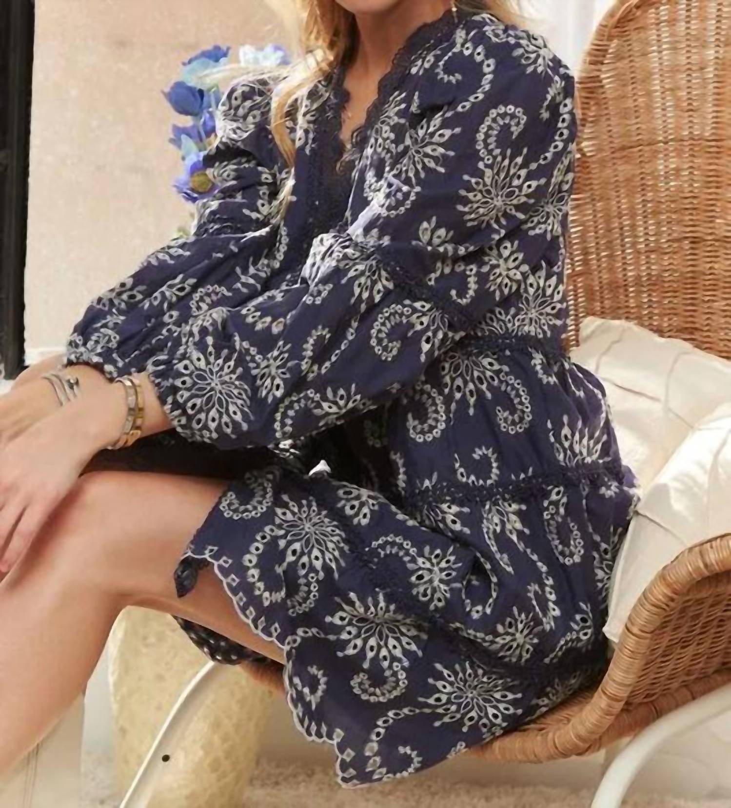 Adora - Puff Sleeve Floral Dress