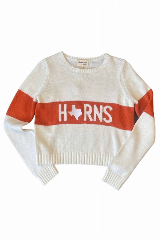 Ellsworth + Ivey - Women's Horns Varsity Stripe Sweater