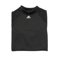 adidas Women's Techfit Warm Long Sleeve Shirt in black - women's long sleeve top - detail view