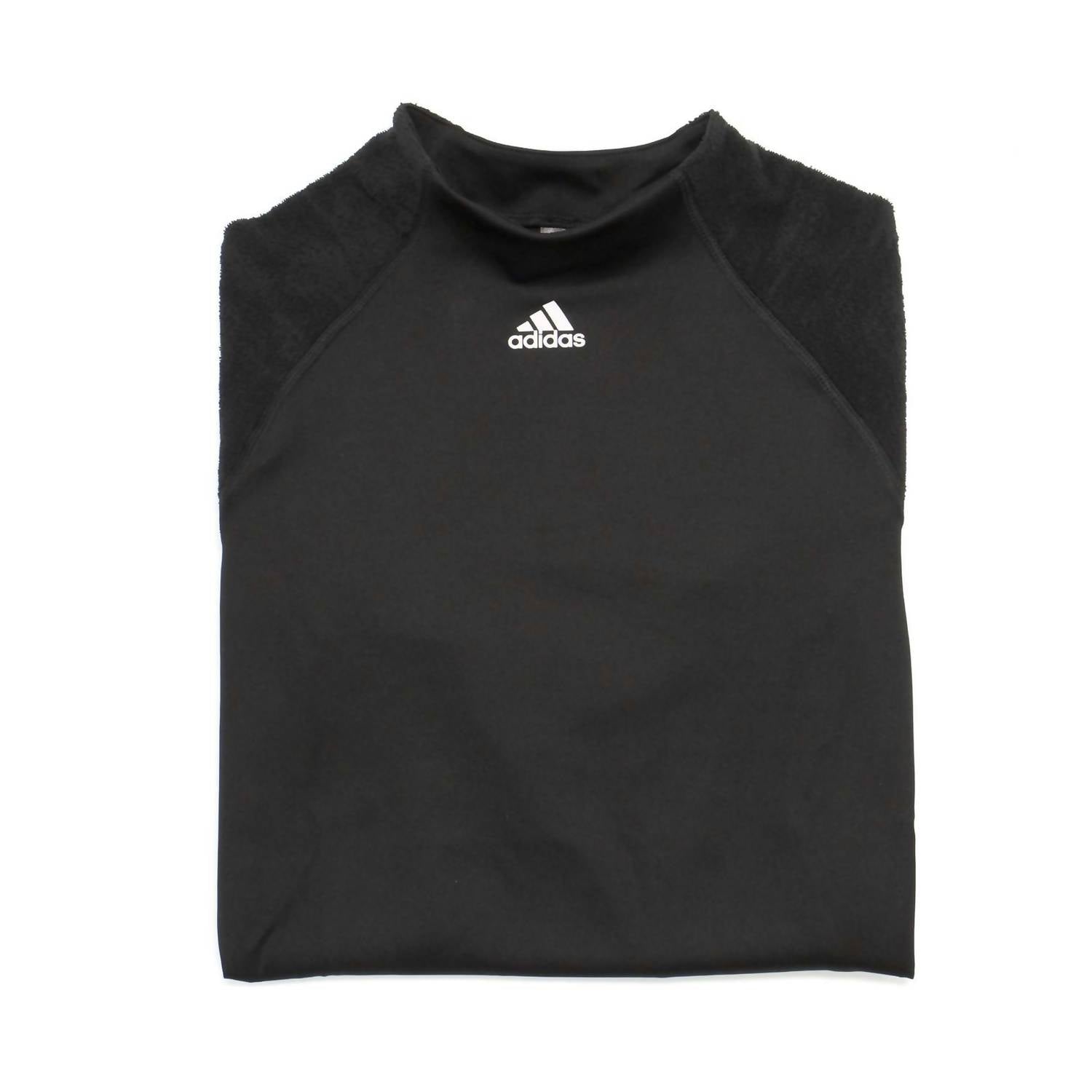 adidas Women's Techfit Warm Long Sleeve Shirt in black - women's long sleeve top - detail view