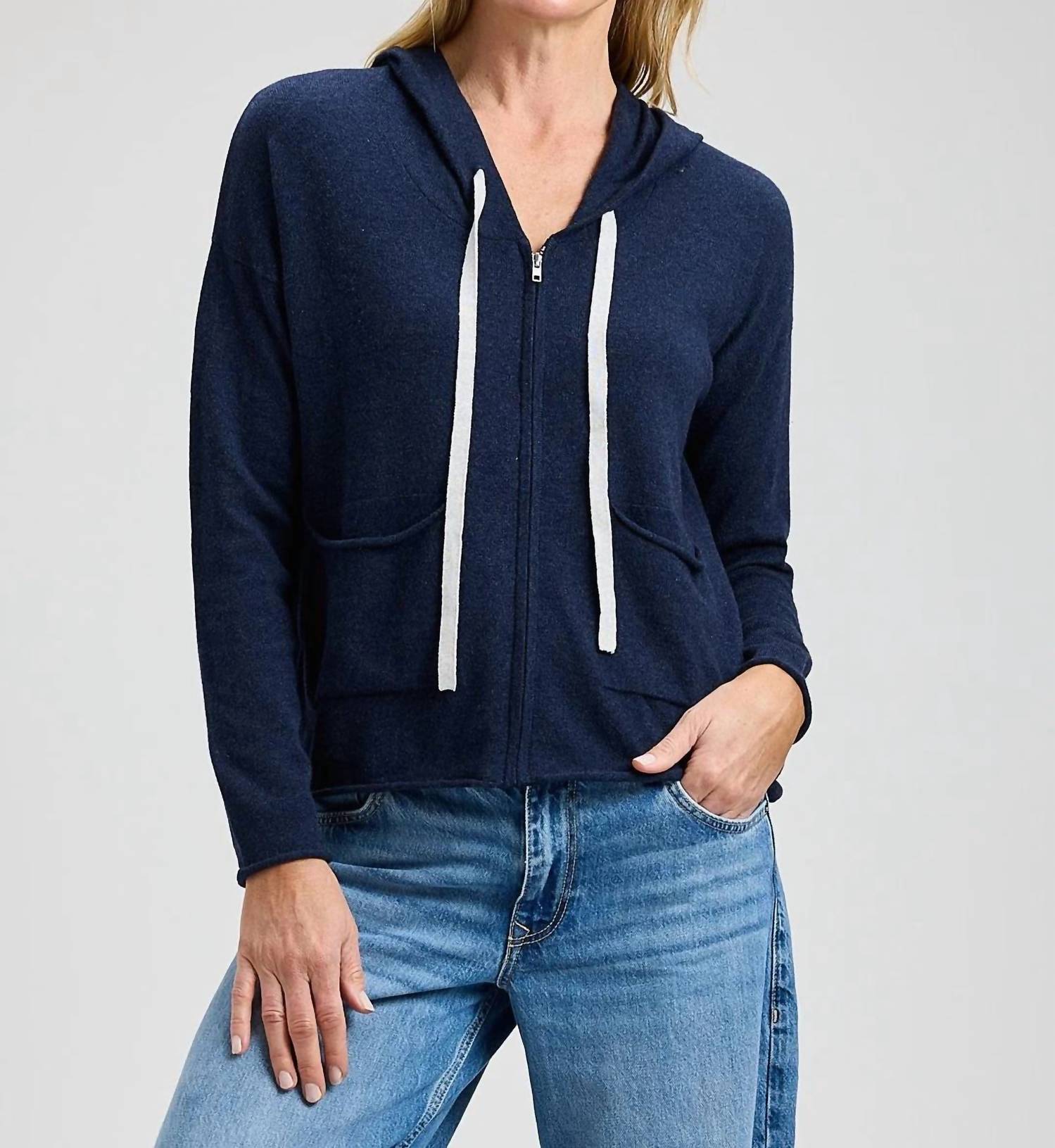 Zaket & Plover - Boxy Zip Hoodie