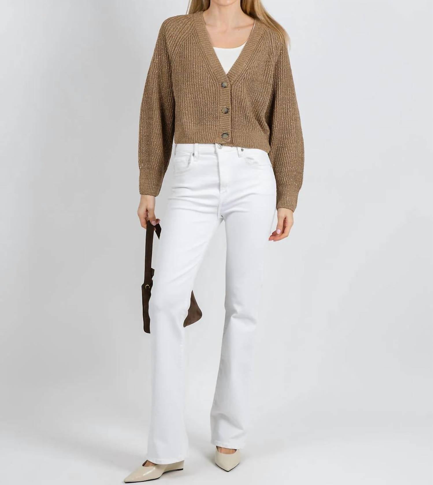 Oui - Sparkle Knit Cardigan