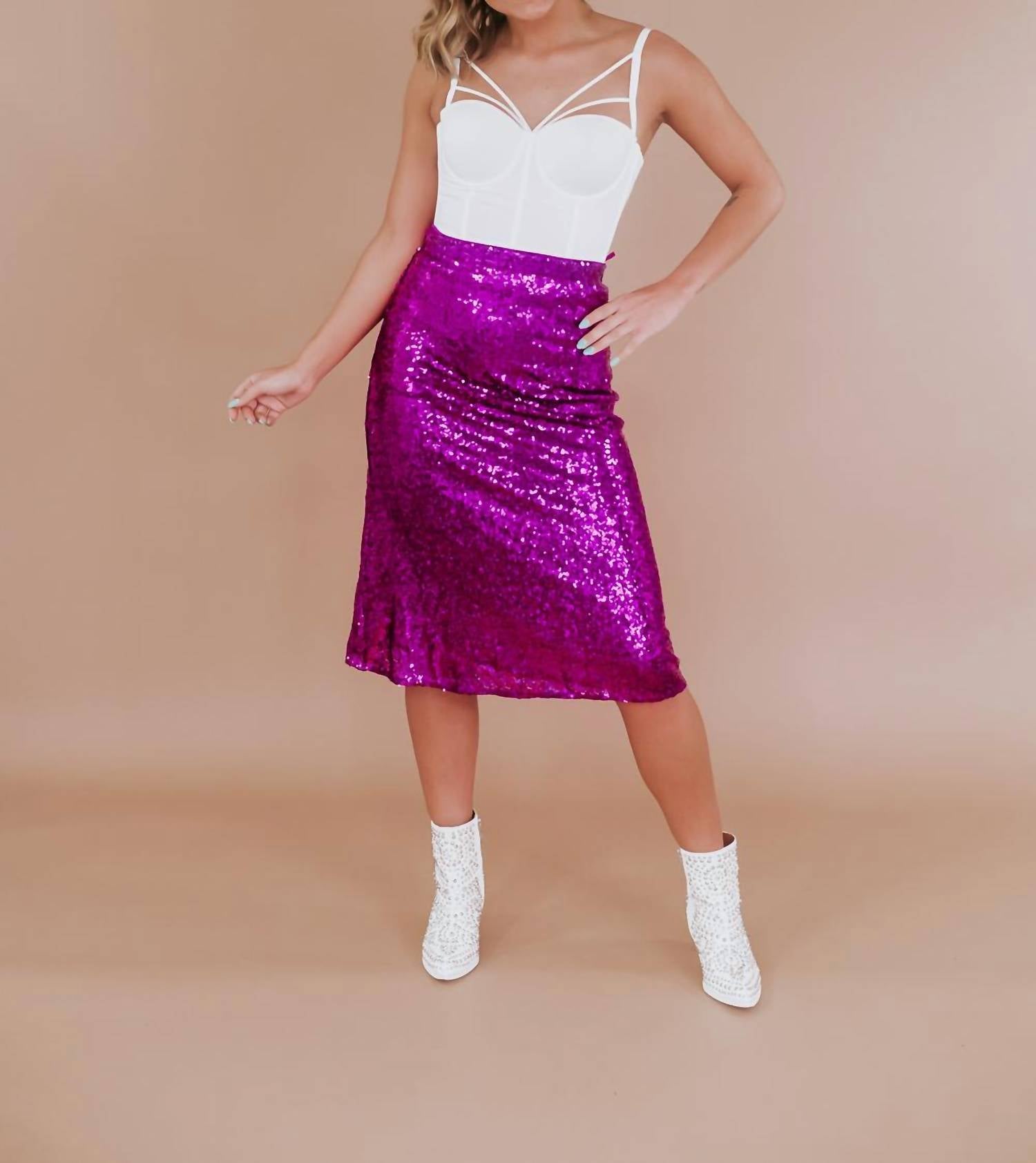 Everyday Chic Boutique - More Of Glam Sequin Skirt