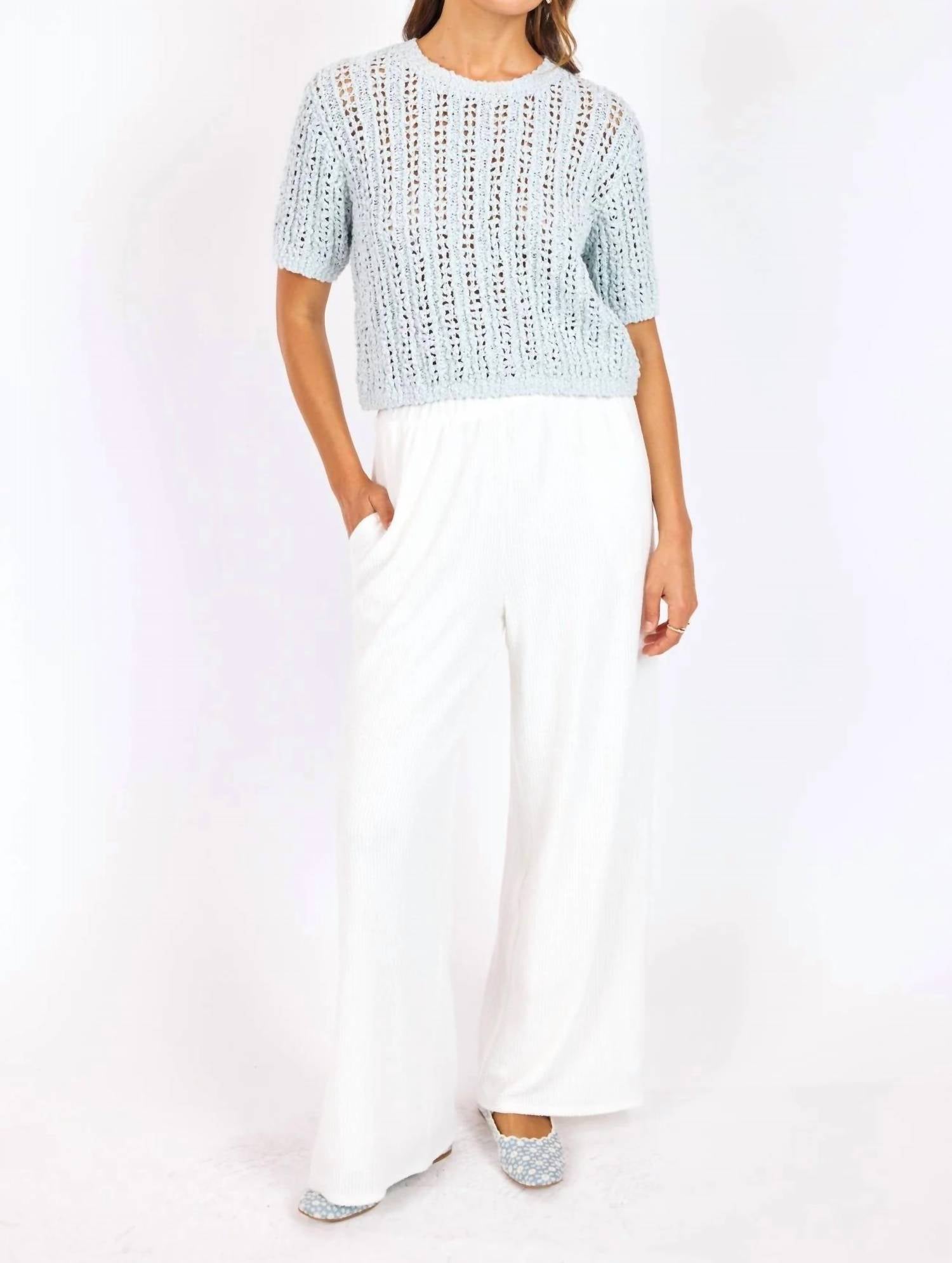 Sage The Label - Peruse Short Sleeve Sweater