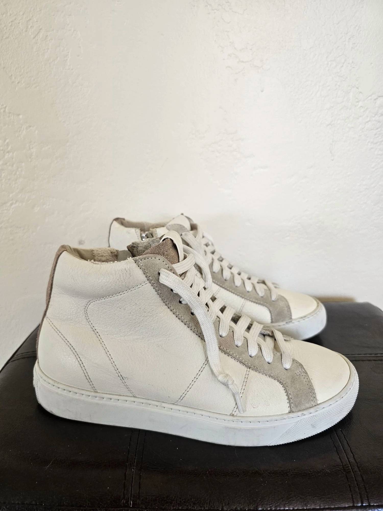 P448 Women's Skate High-top Sneaker in dune - women's sneaker