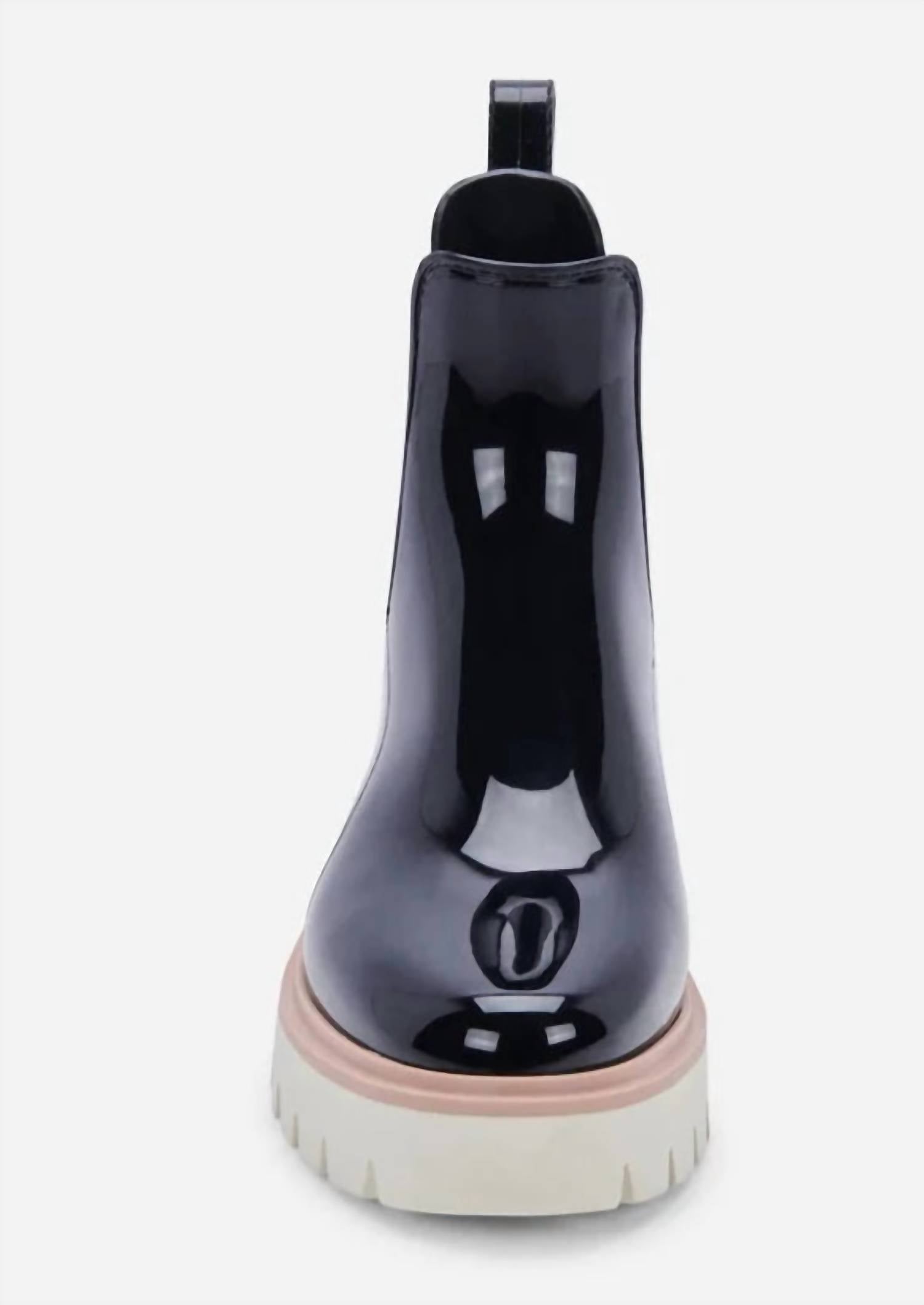 Dolce Vita Women's Waterproof Patent Boot in black - women's shoe - view 4