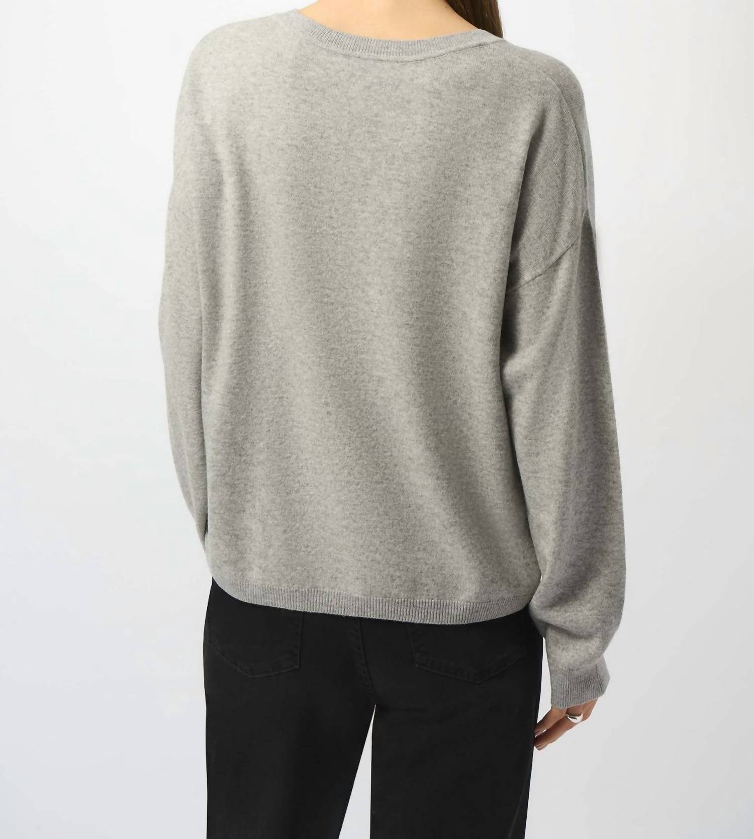 Joseph Ribkoff - V Neck Boxy Sweater