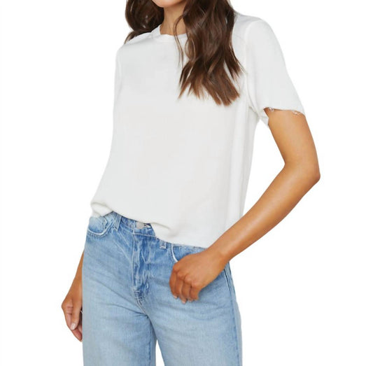 L'Agence - Suzette Silk Tee Shirt