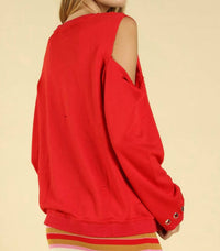 Honey Punch - Distressed Grommet Top