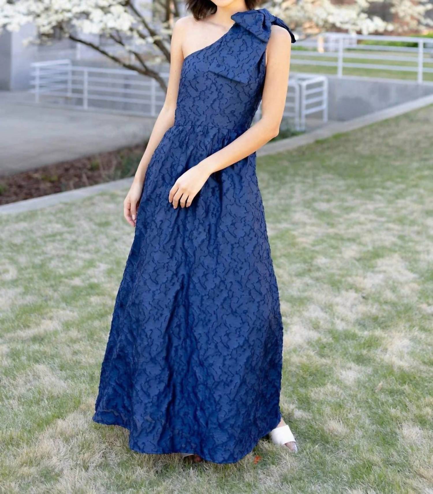 Abbey Glass - Caroline One-shoulder Gown