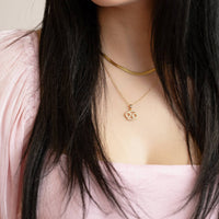 Starlette - Women's Cancer Necklace With Beautiful Cz Adornment