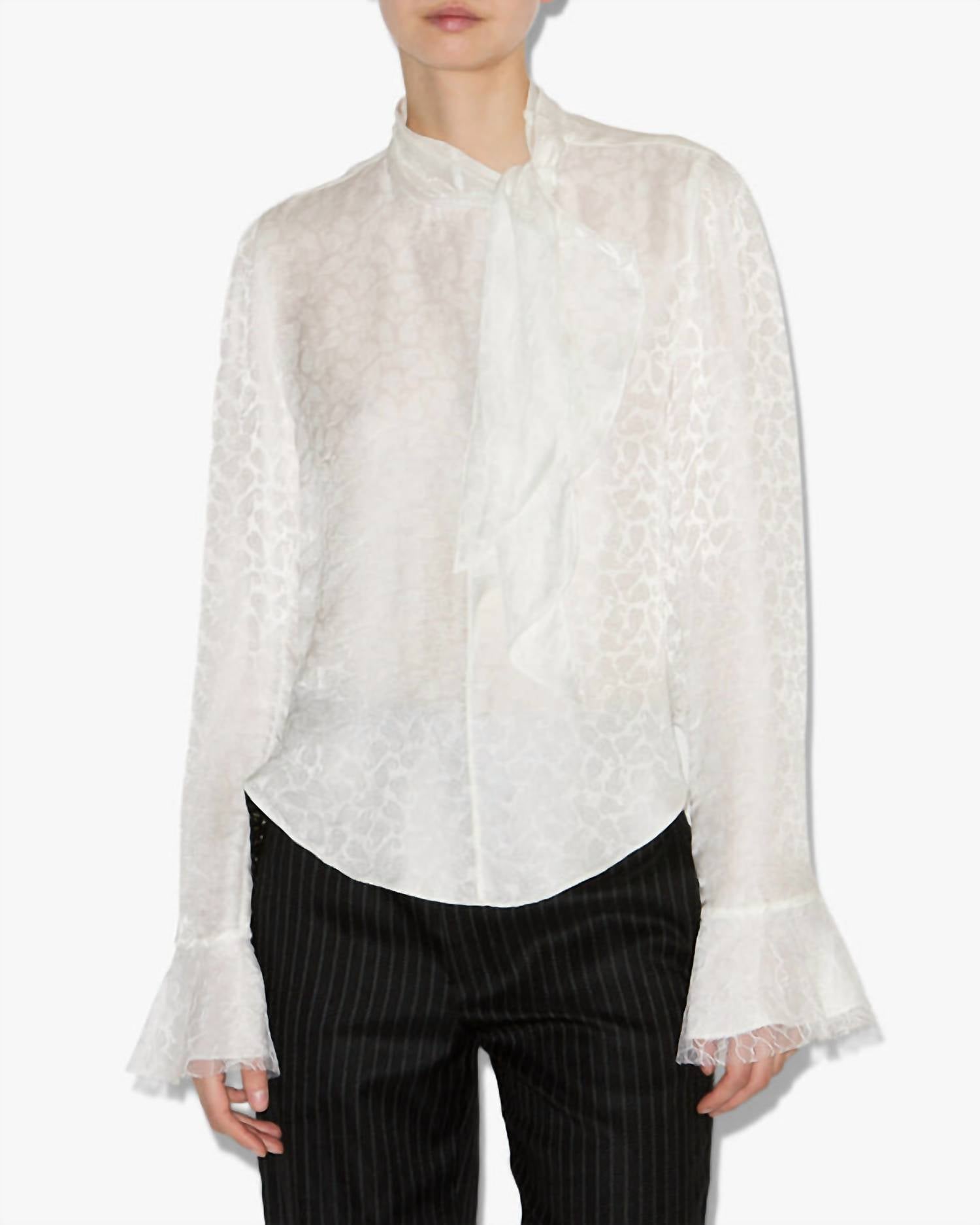 Isabel Marant - Raphaella Silk Jacquard Blouse