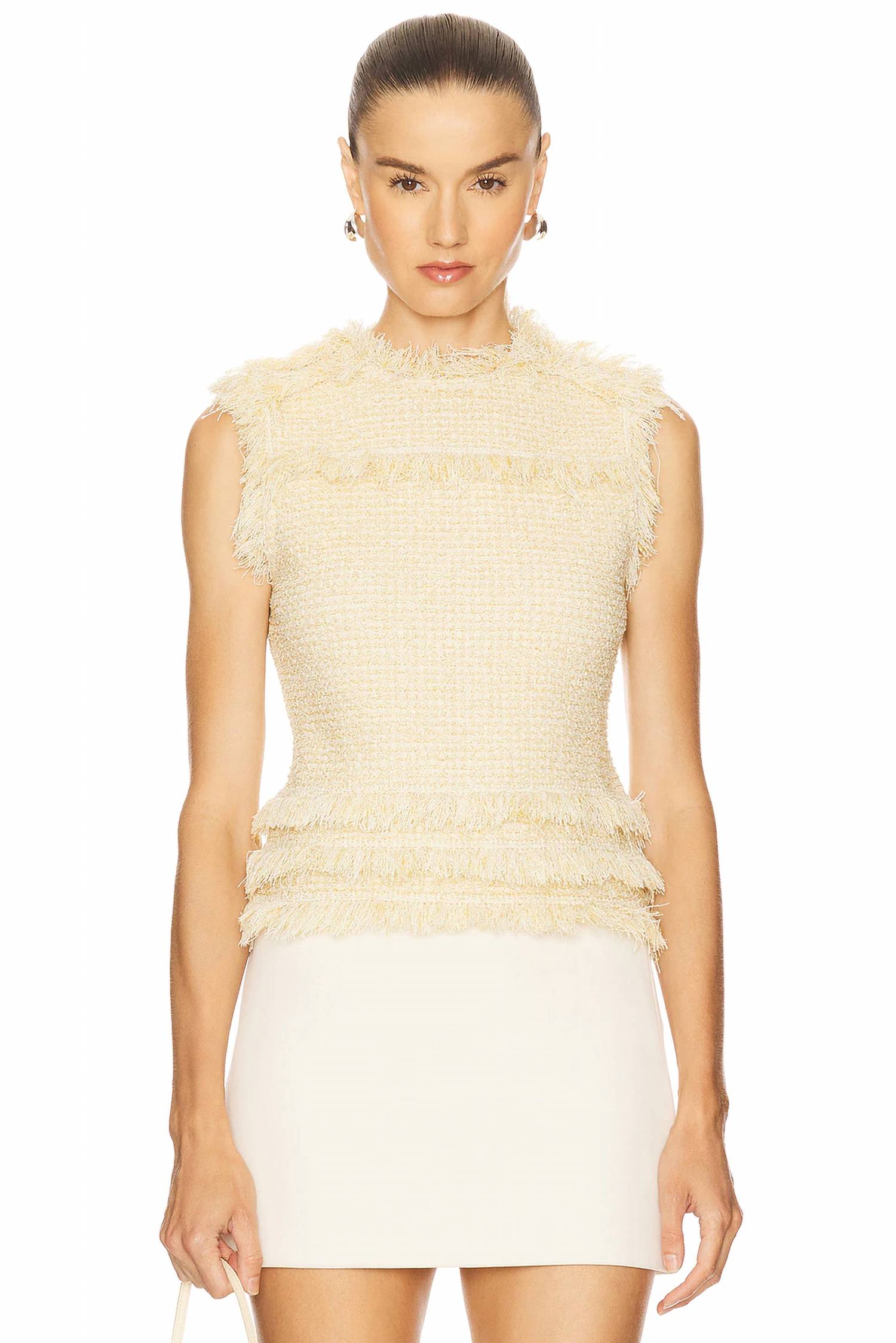 Ulla Johnson - Kassi Knit Tweed Sleeveless Top