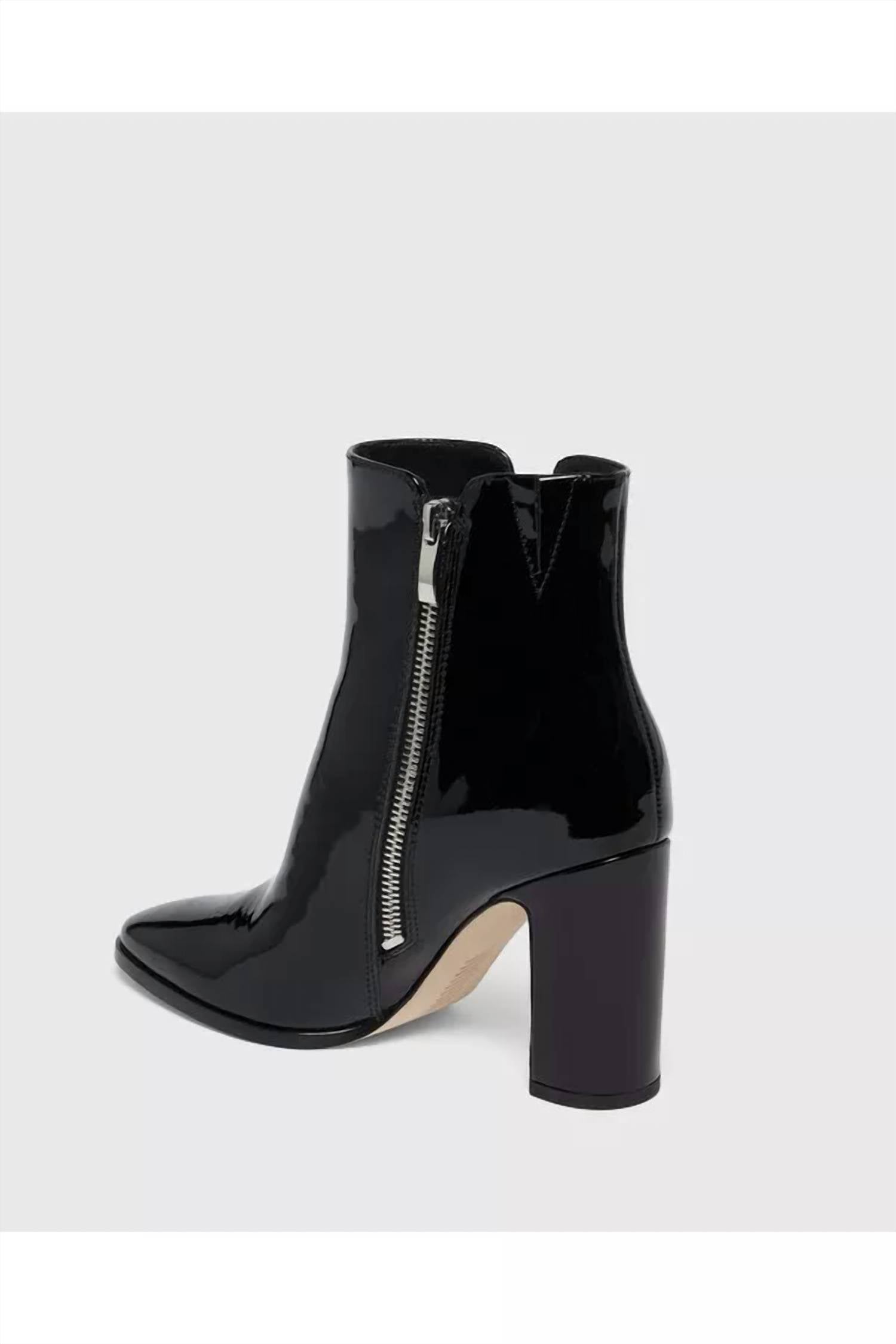 Paige Women's Cleo Boots in black - women's shoe - detail view
