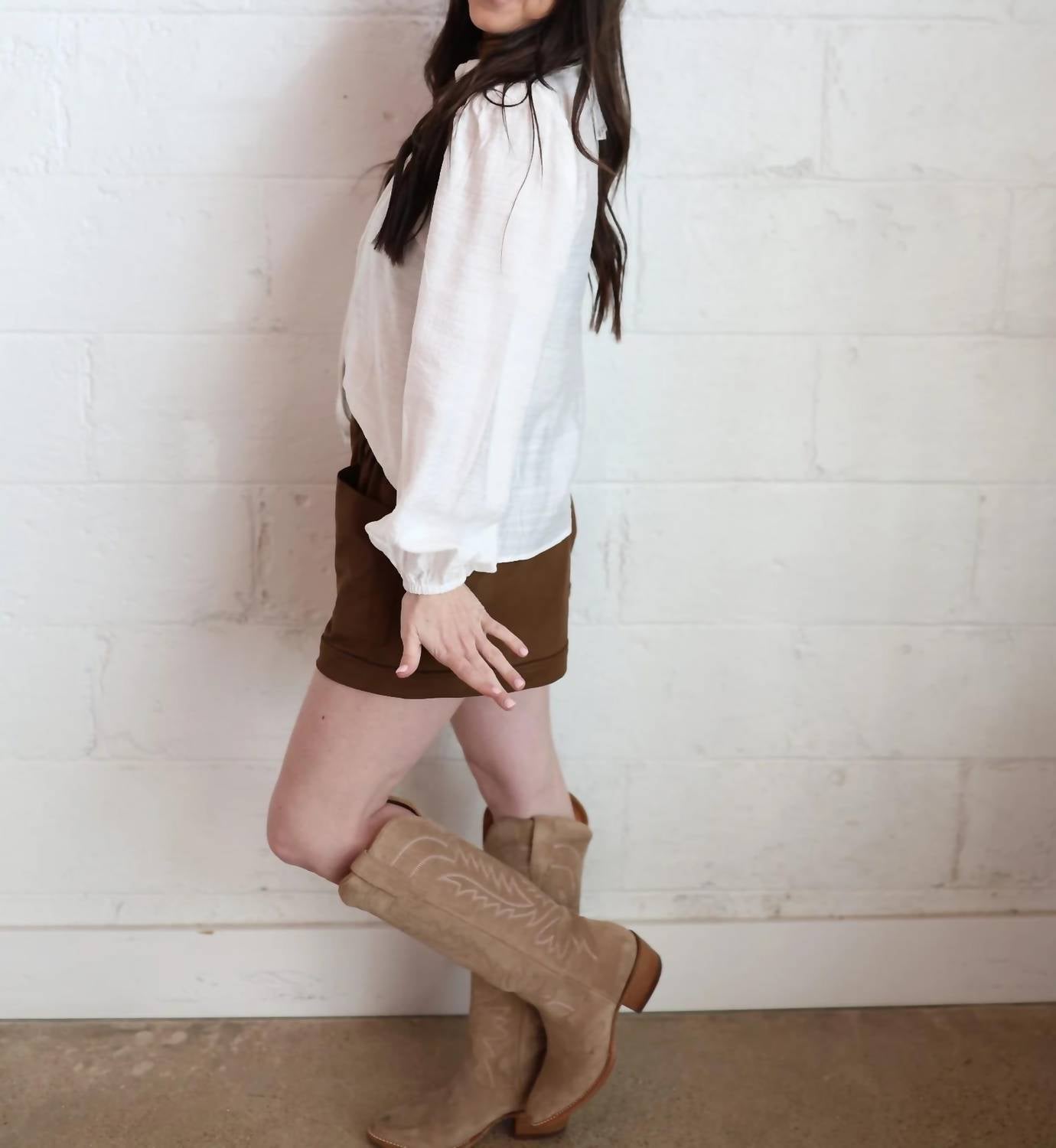 Ichi - Marie Pearl Blouse