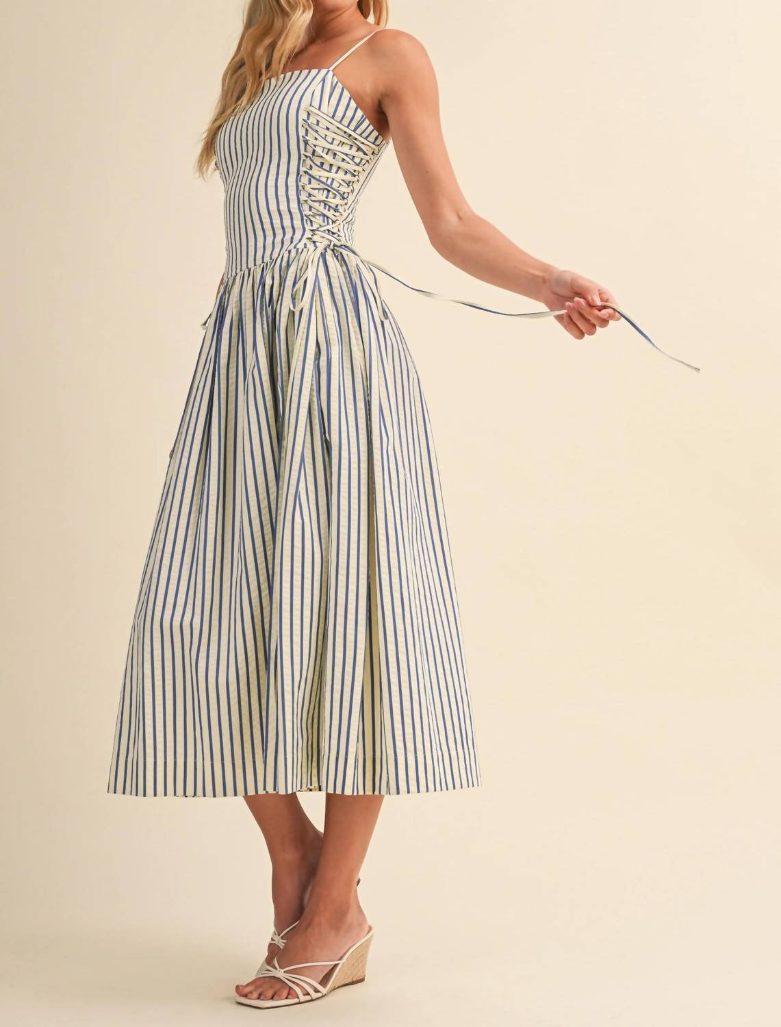 Klesis - Tied Detail Midi Dress