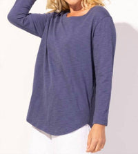Escape By Habitat - Textured Peruvian Cotton Weekender Hi Low Tunic