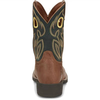 Justin Boots - Boys Bowline Western Boots - Broad Square Toe