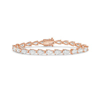 Diana M Jewels - Women's Pear Lab-Grown Diamond Jewelry Bracelet (48.00 Ct) - Signature