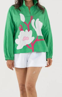 Emily Mccarthy - Long Sleeve Poppy Blouse