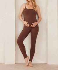 Bumpsuit - Sculpting Rib Soft Maternity Unitard Jumpsuit