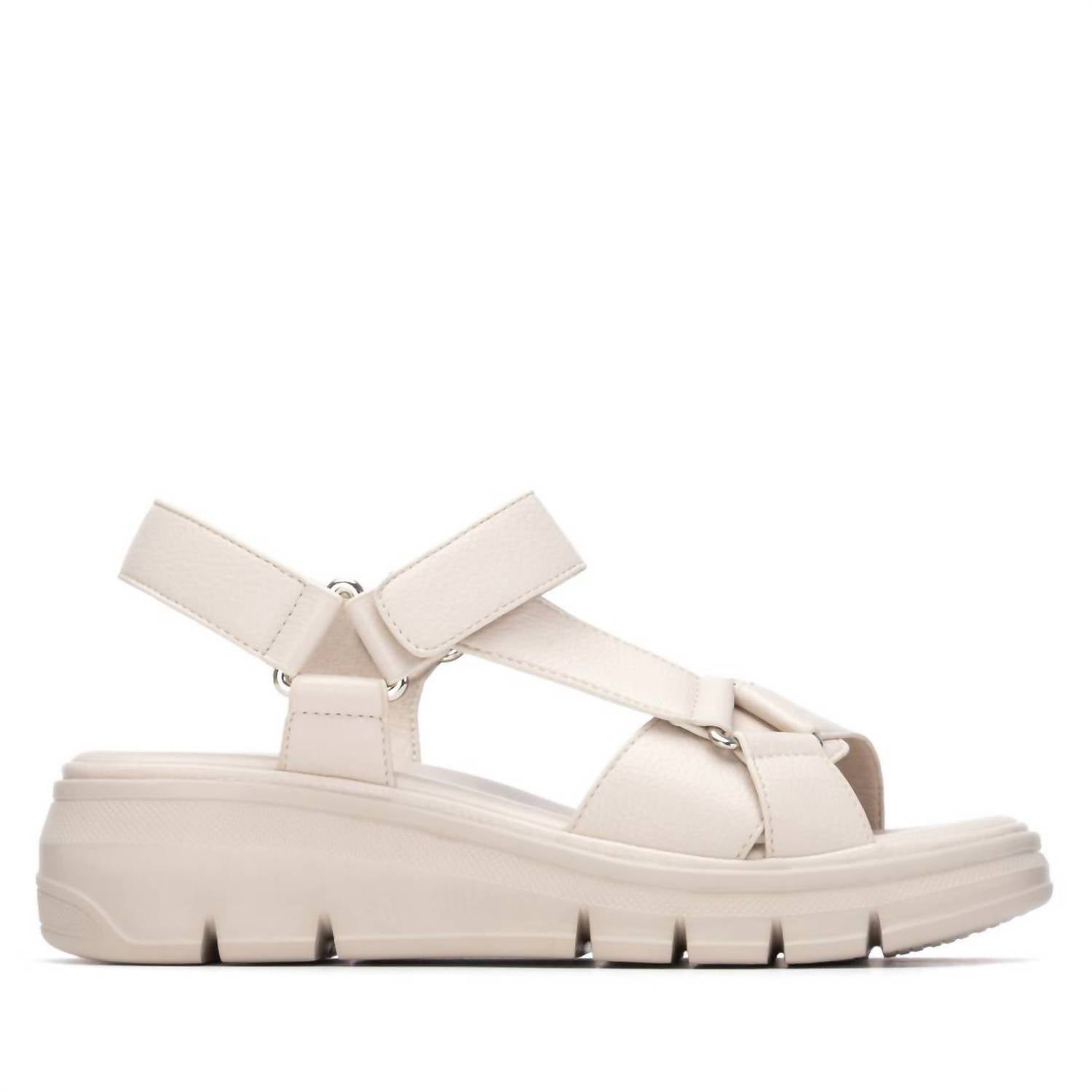 Xti Women's Ankle Strap Sandals in ice - women's sandal - detail view