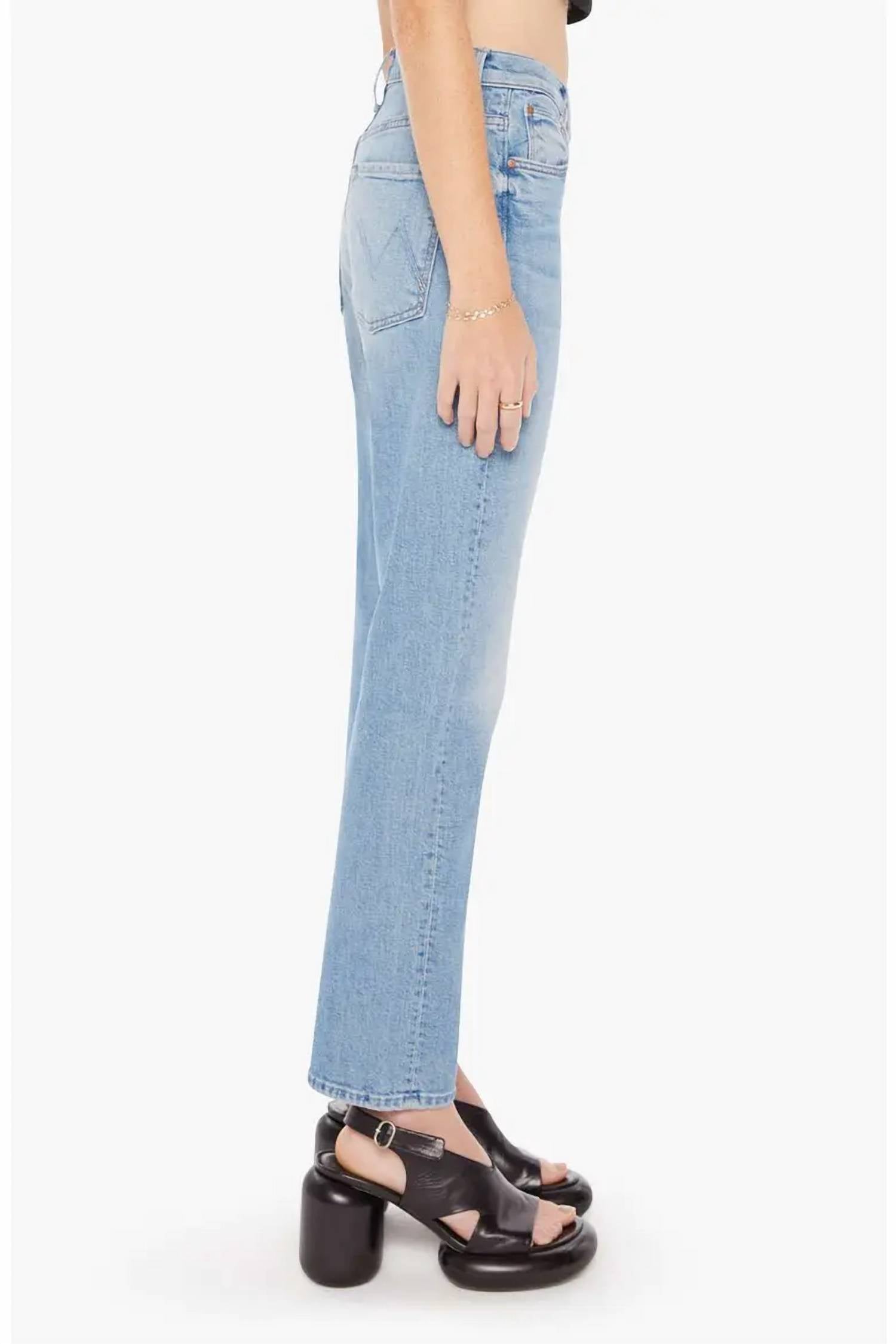 Mother - Ditcher Zip Flood Straight Leg Jeans