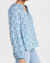 Velvet By Graham & Spencer - Marian Mosaic Print Blouse
