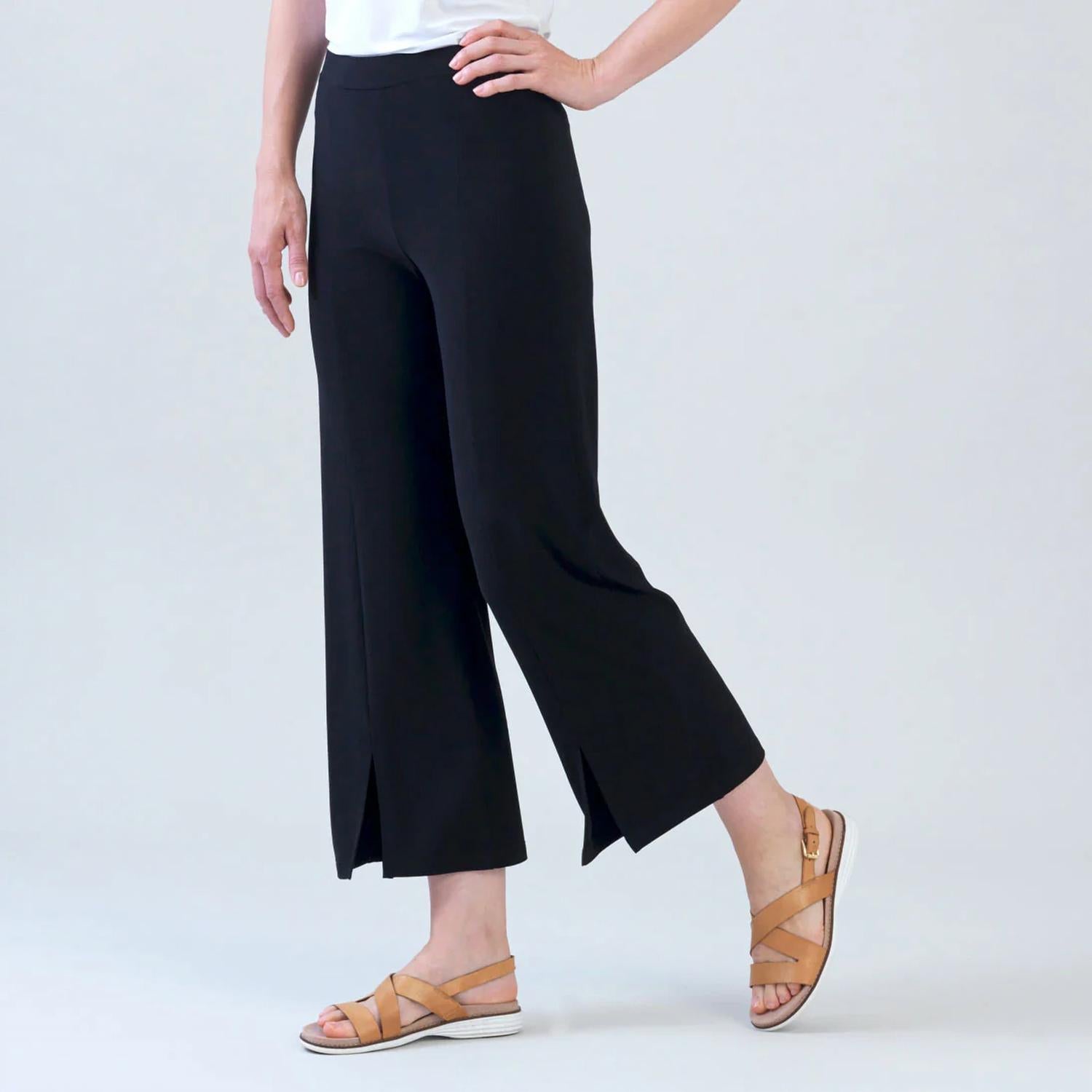 Clara Sunwoo - Relaxed Kick Front Slit Ankle Pant