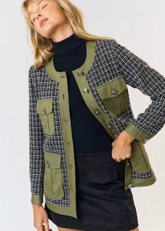 Lalavon - Pulling It Together Tweed Jacket