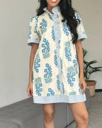 She + Sky - Kari Floral Print Dress