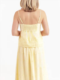 Sadie & Sage - Women's Beachglass Embroidered Tank Top