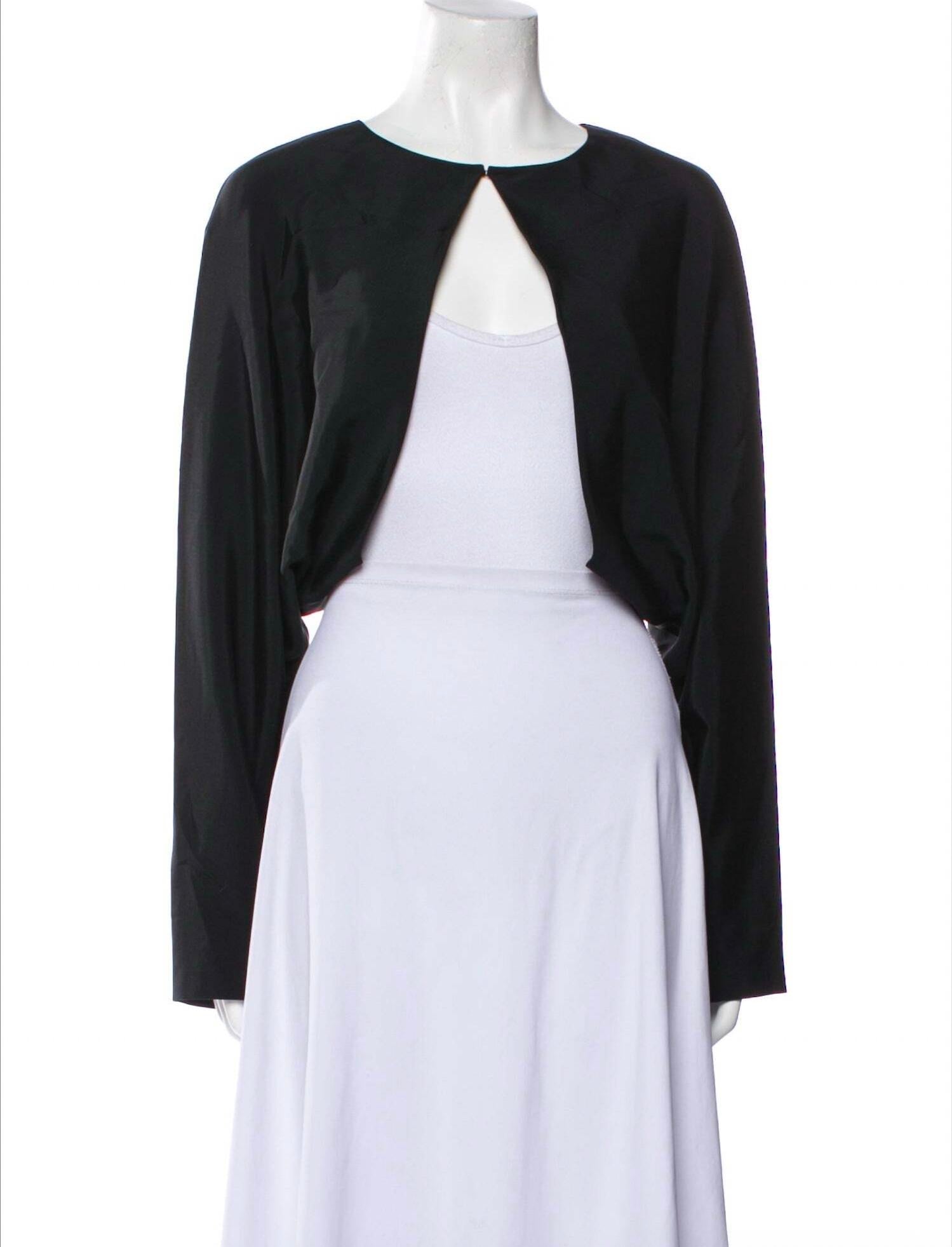 Lafayette 148 - Georgette Cutaway Bolero Blouse