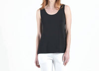 Clara Sunwoo - Scoop Neck Mid Hip Tank