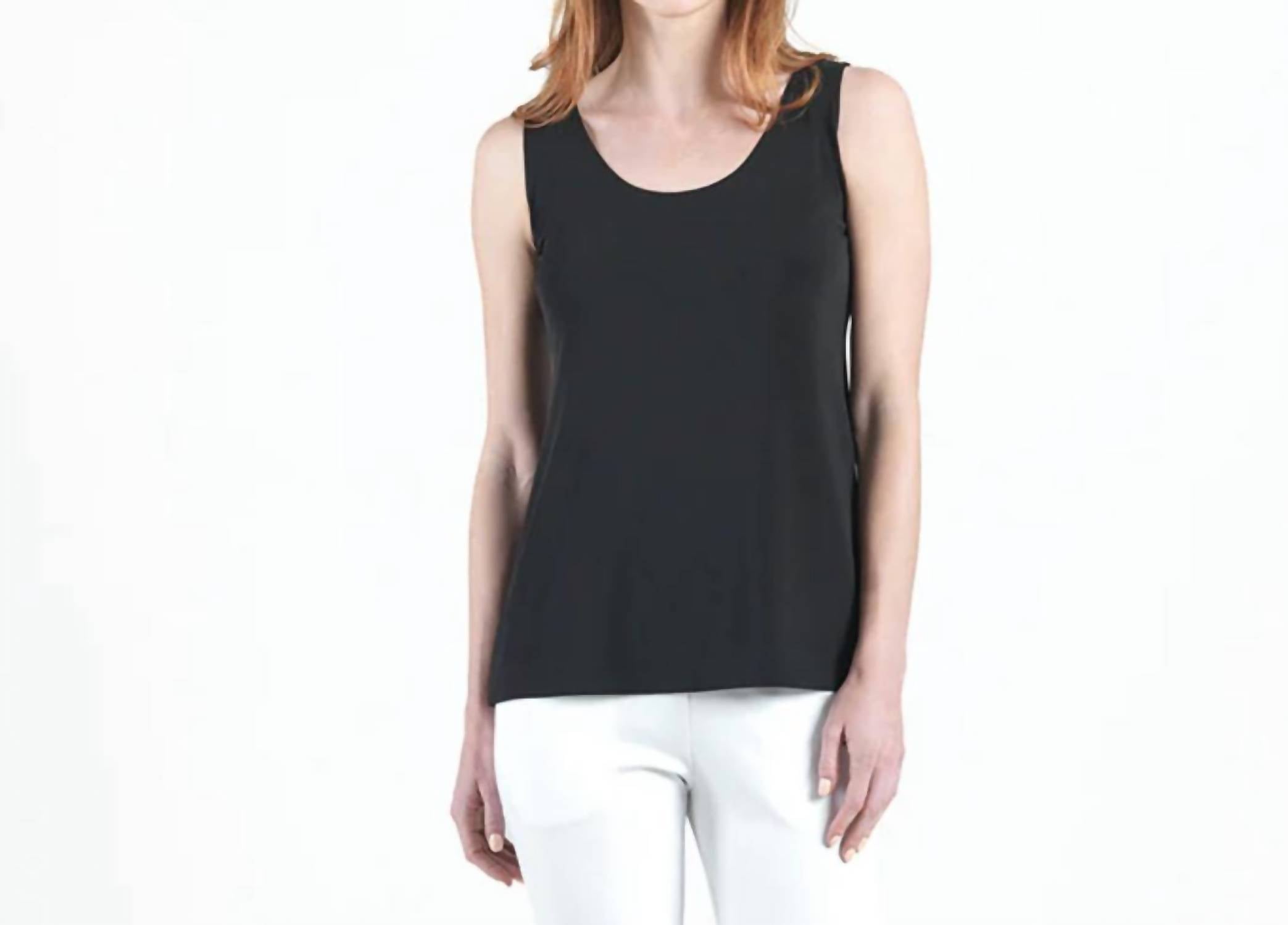 Clara Sunwoo - Scoop Neck Mid Hip Tank