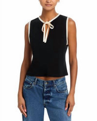 Frame - Keyhole Tie Tank Top