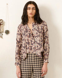 Alix Of Bohemia - Chancery Sepia Floral Top