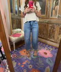 Risen - Midtown Muse Barrel Jeans