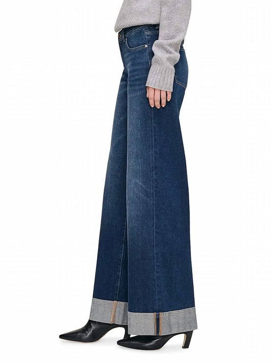 Dl1961 - Women'S - Hepburn Wide Leg Vintage Mid Rise Jeans