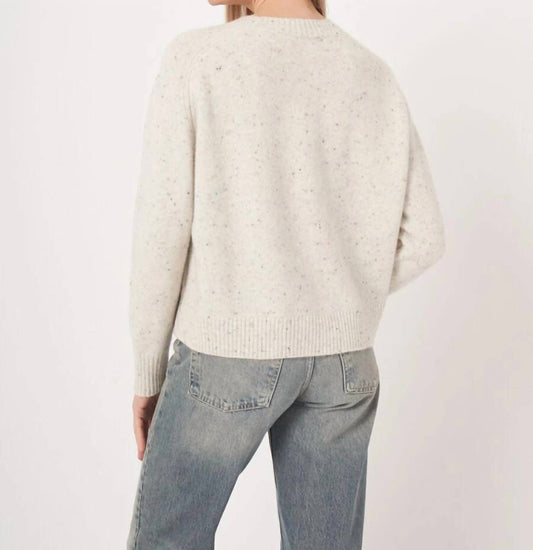Repeat Cashmere - Boxy Cashmere Sweater with Rib Trim