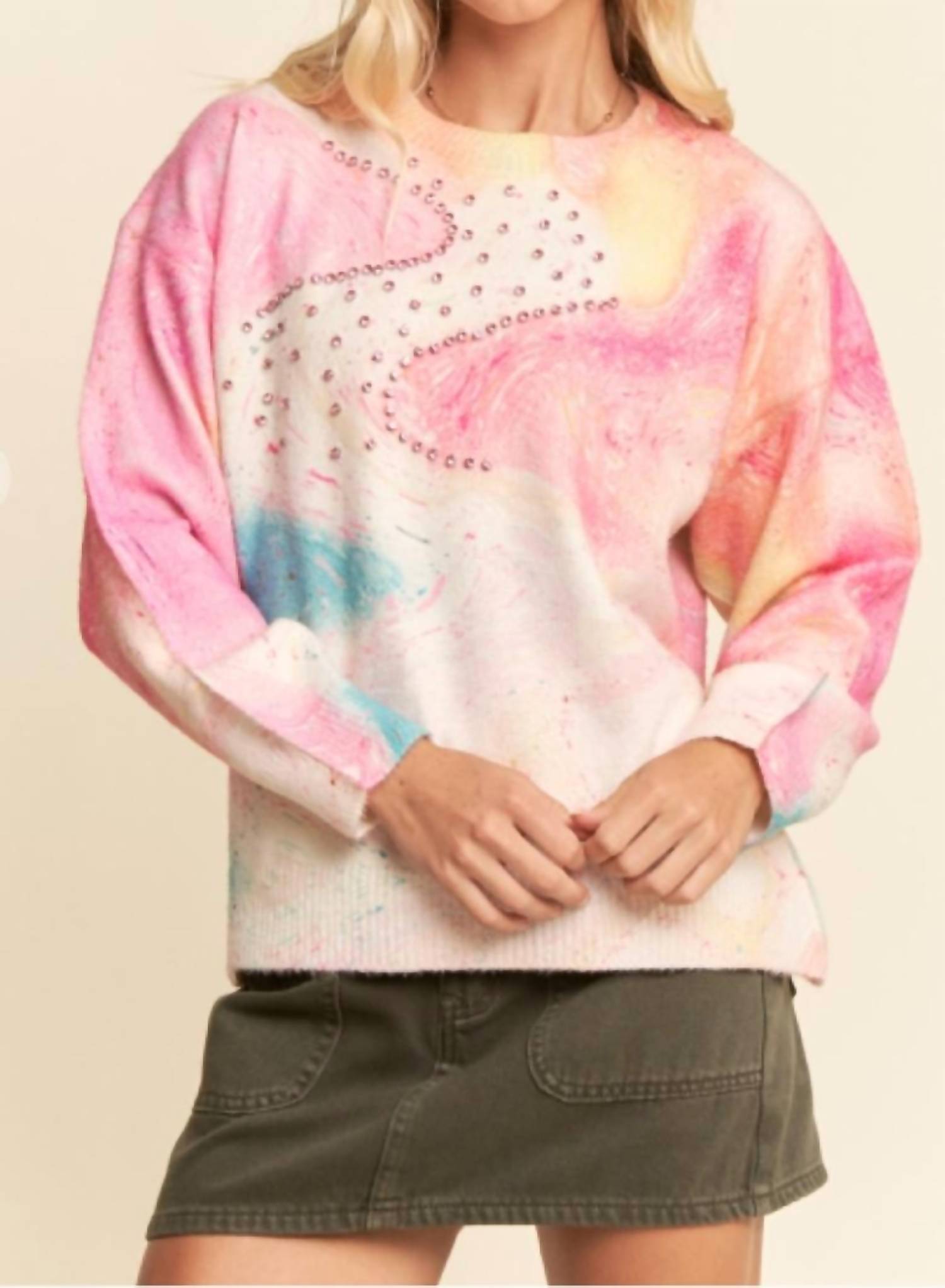 Davi & Dani - Watercolor Whisper Sweater