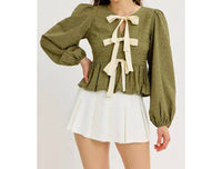 Idem Ditto - Camilla Bow Front Blouse