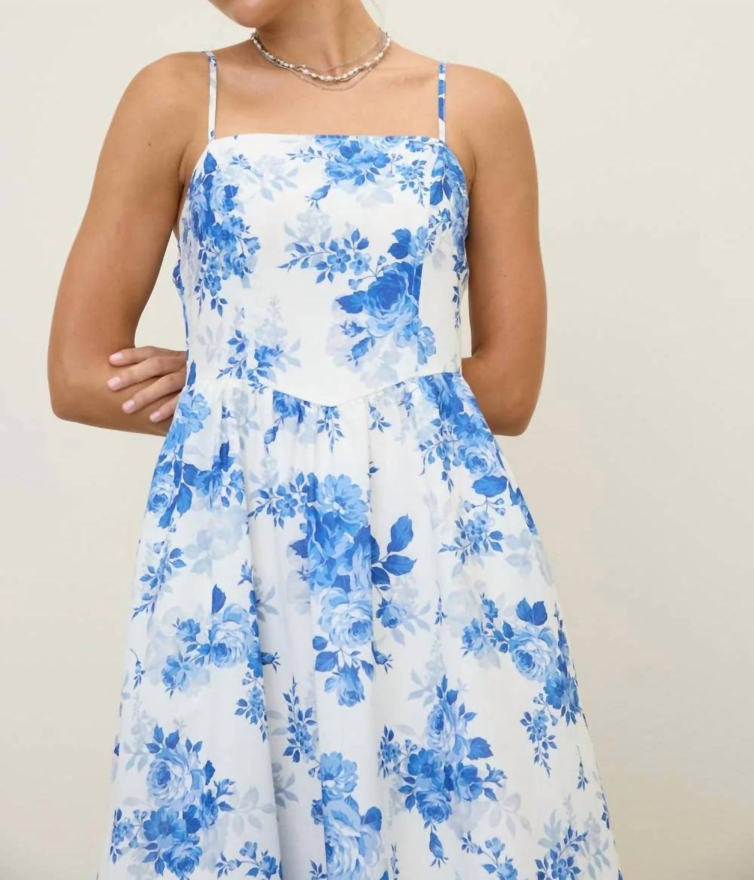 Dottie Dottie Garage - The Capri Floral Midi Dress