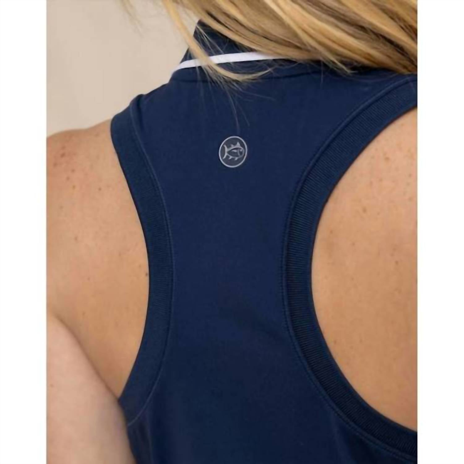 SOUTHERN TIDE Kristy Performance Tank in dress blue - women's tank top - view 4