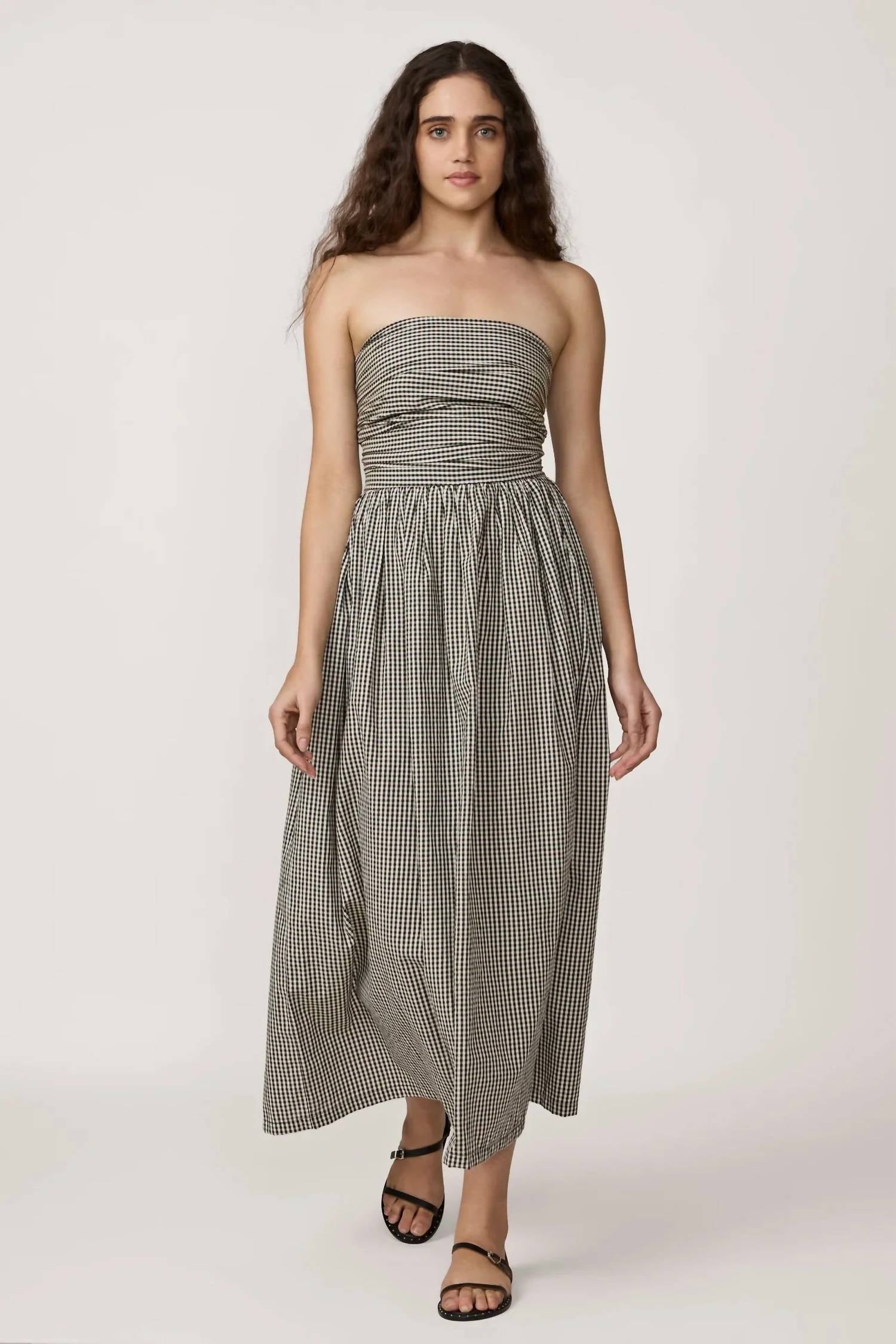 Laude The Label - Strapless Tie Back Dress