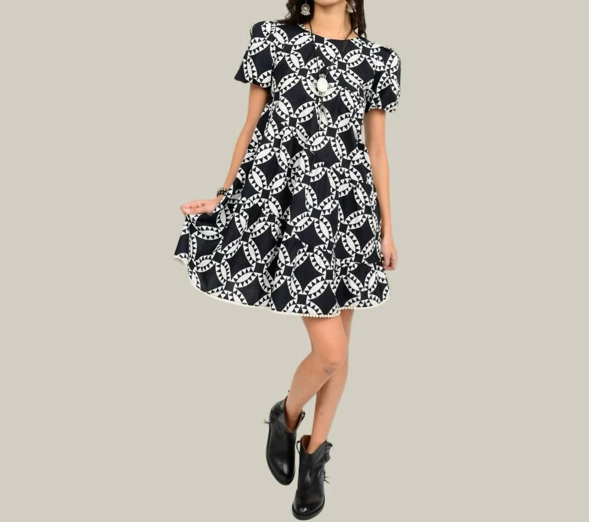 Uncle Frank - The Urban Mosaic Swing Dress