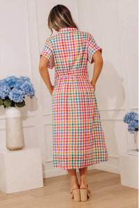 Thml - Gingham Midi Dress