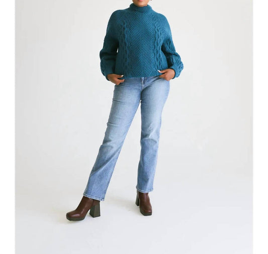 Just Black Denim - Full Length Straight Jeans