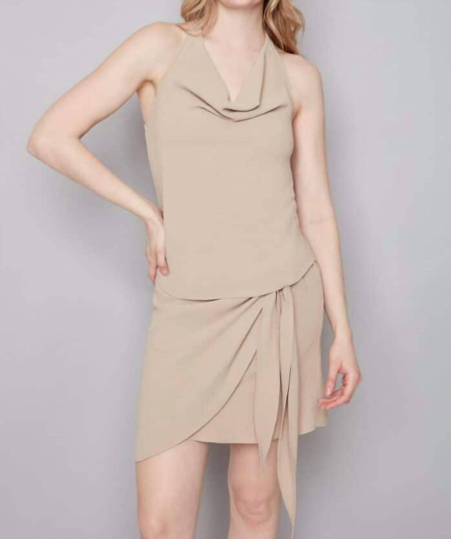 Iltm - Halter Tie-front Skirt